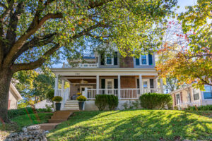 Trees in the Front Lawn Covering a House